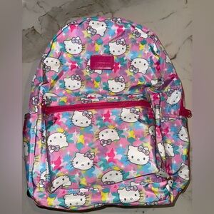 Hello Kitty Star Print Mini Backpack Bioworld 2024 Pink 🩷💚🩵💜